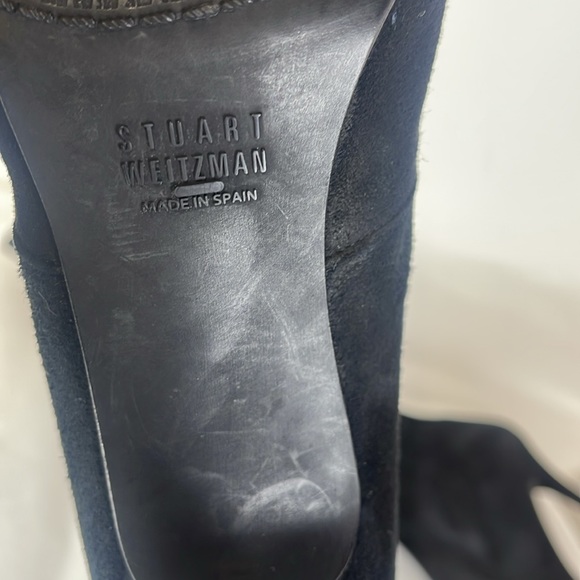 Stuart Weitzman tall shaft Boots- blk suede. excellent quality! - Picture 12 of 15